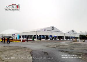 Quality M2 Outdoor Exhibition Tents With PVC Roof Glass Walls wholesale