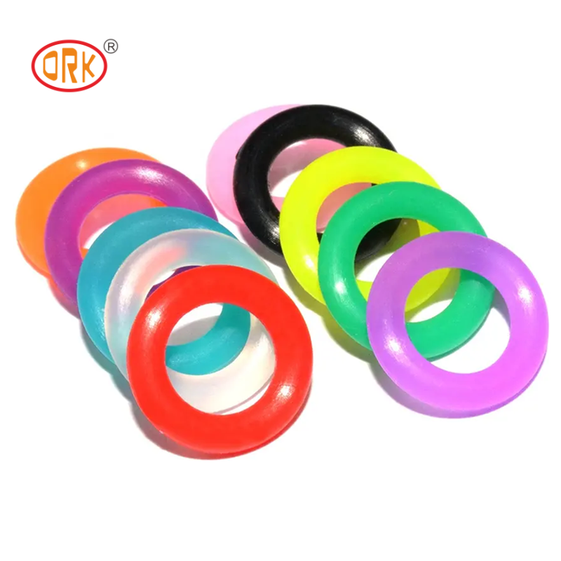 VMQ Red Silicone Rubber O Rings With Excellent Tear Resistance Performance