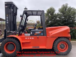 Quality 4 Cylinders 85KW 10t Forklift Truck LG100DT Euro II wholesale