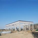 Fire Resistance Steel Frame Building Construction High Durability Prefab Metal