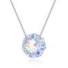Buy cheap 43cm Crystal Ball Pendant Necklace 18k Valentine Antique Silver Necklace SGS from wholesalers