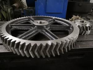 Quality 11.33 Module Special Designed Herringbone Gear Set For Punching Machine wholesale