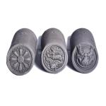 Traditional Grey Japanese Roof Tiles Temple Building 110mm Graphic Design