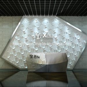 Quality Customized 500mmx500mm Fireproof 3D PVC Panel for Enterprise Image Wall Background wholesale
