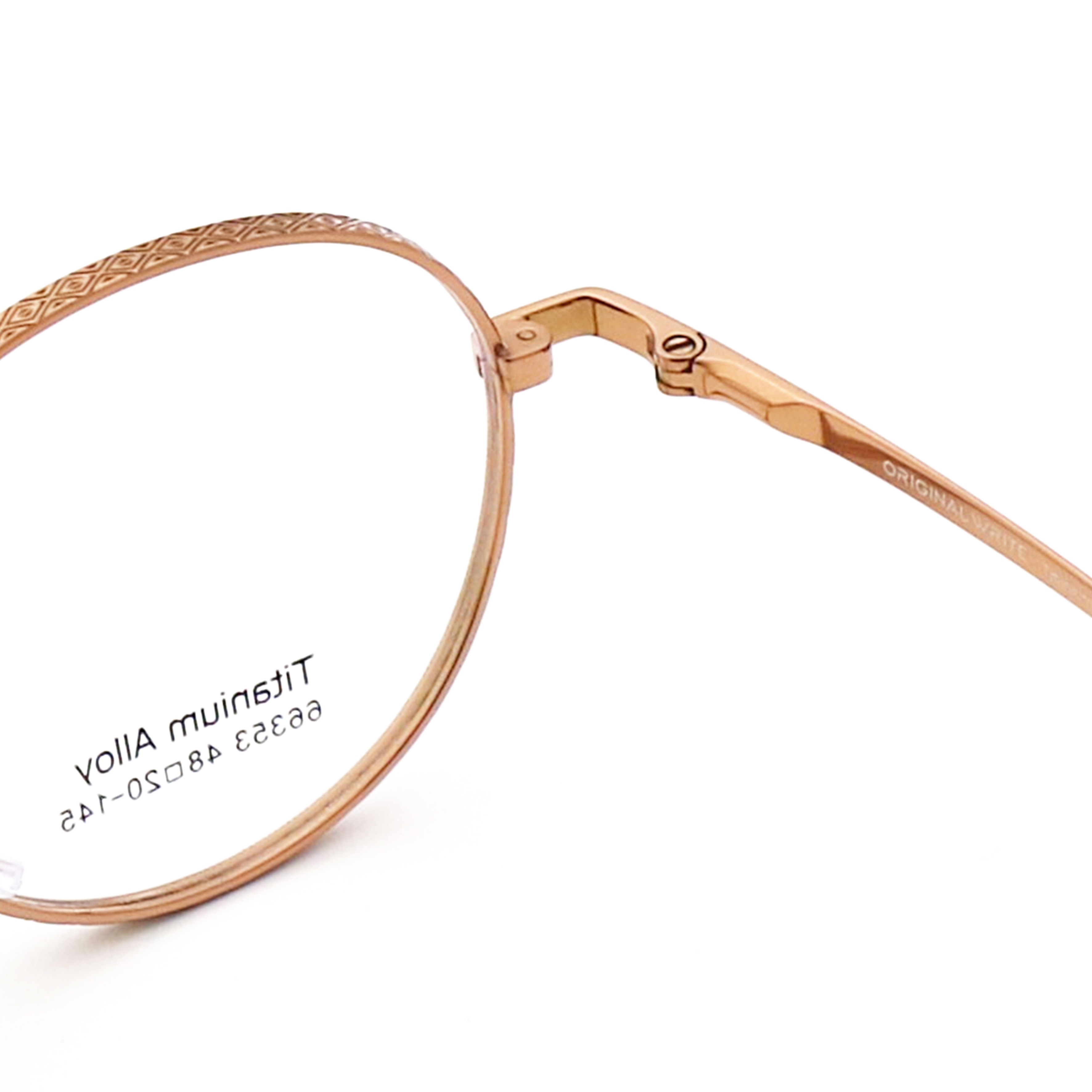 China Custom Logo 2024 Ultralight B Titanium Glasses Frame 66353
