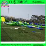 Guangzhou Qinda Water Park Games Projects / Inflatable Aqua Park Equipment With