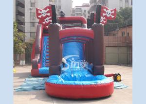 Quality Commercial giant pirate ship inflatable water slide with slip n slide for adults outdoor water park wholesale
