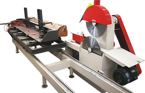 Twin blades circular table saw for woodworking,Automatic circular blade wood