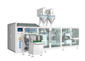 Quality Pesticides DGD-320-2 Fully Automatic Horizontal Double Feed Bagging Machine wholesale