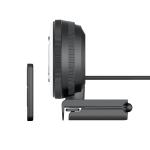 Black HD 1080p Webcams With Built In 2pcs Microphone 30fps / 60fps Frame Rate