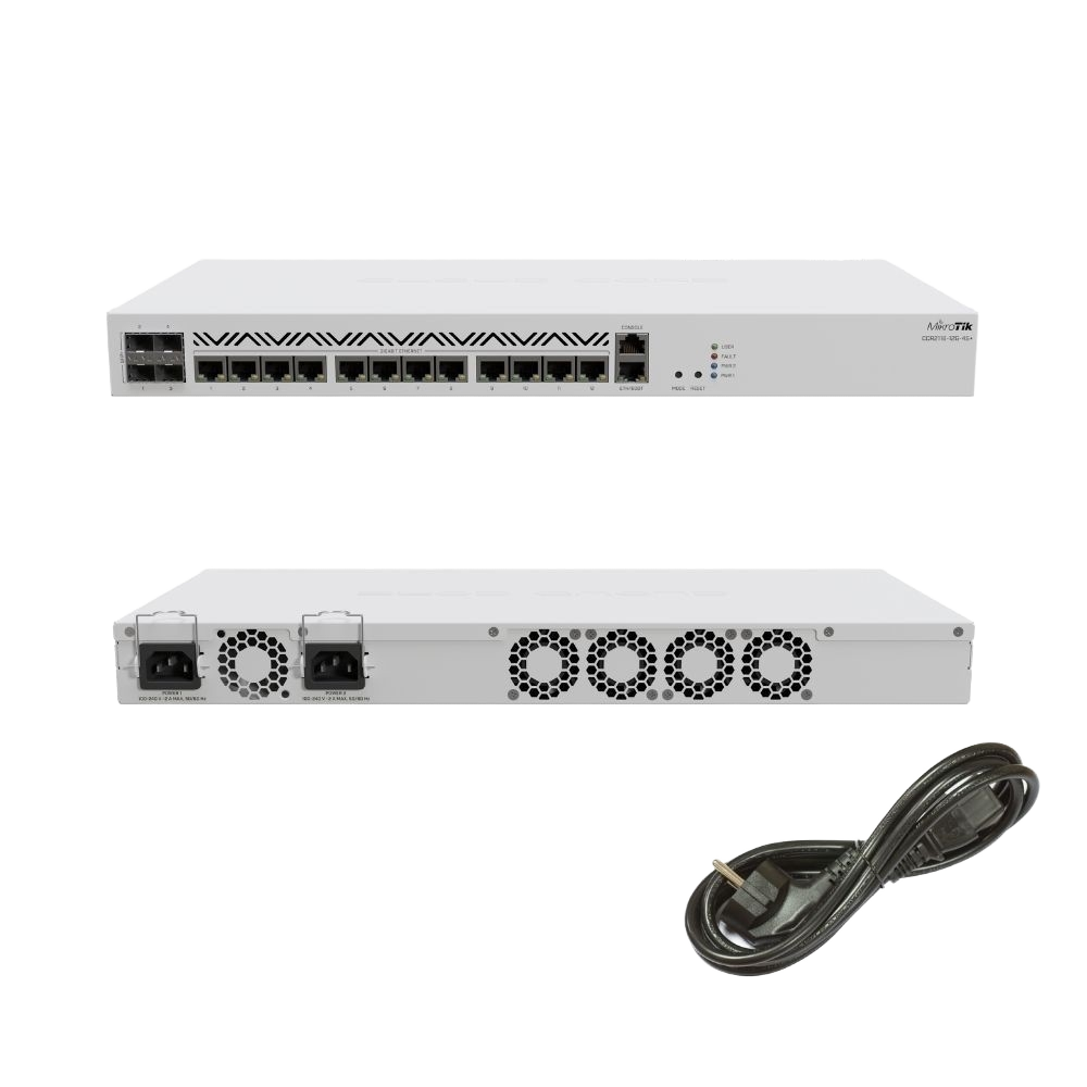 4 Antenna CCR2116-12G-4S Cloud Core Router Speed 2167Mbps for Broadband Applications and Firewalls Ready to Ship