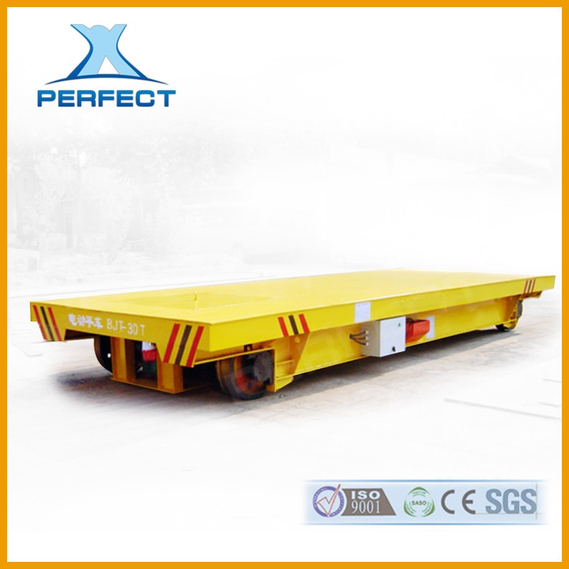 10t Capacity Motorized Transfer Carriage Used In Steel Tube Factory