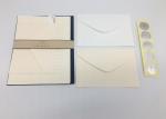Fancy Writing Recycled Paper Greeting Cards , Blank Recycled Paper Photo