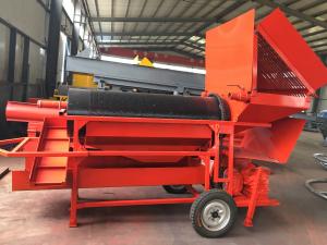 Quality 7.5km/H Depth 320mm Compact Trommel Screener Gravel Trommel wholesale
