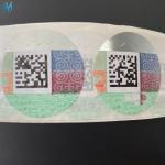 ROHS Customzied Shape Anti Counterfeit Sticker Cigarette Tax Stamp Labels