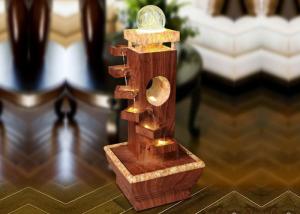 Quality 29 Inch Step Wood Rattan Effect Water Fountain wholesale