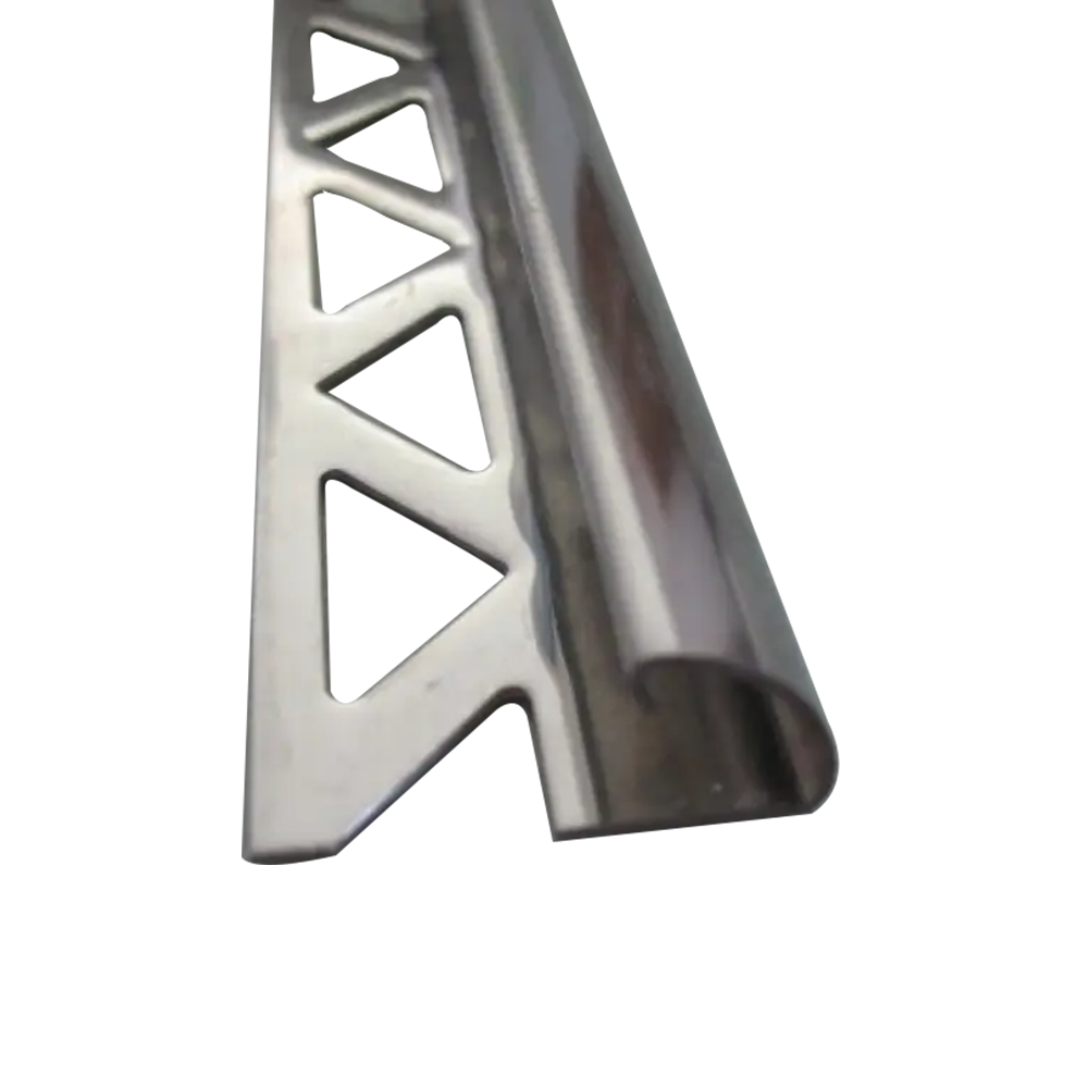 20mm 12mm Ceramic 304 Stainless Steel Tile Trim Finished Decorative Wall Corner
