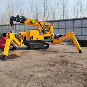 Quality Hydraulic Telescopic Boom Diesel Engine Spider Crawler Crane 3T 5T 8T wholesale