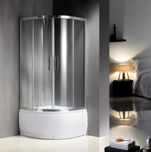 Quality Enclosed Modular Framed Quadrant Shower Cabin , Curved Shower Stall Kits wholesale