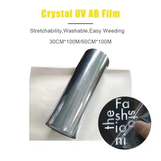 Gold Silver UV DTF Transfer Film White Transparent Ab Pet Film For Mobile Phone