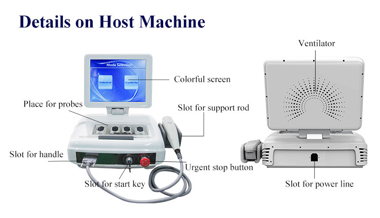 Ultrasound High Intensity Focused Ultrasound Machine 3D Anti Wrinkle Skin Tightening