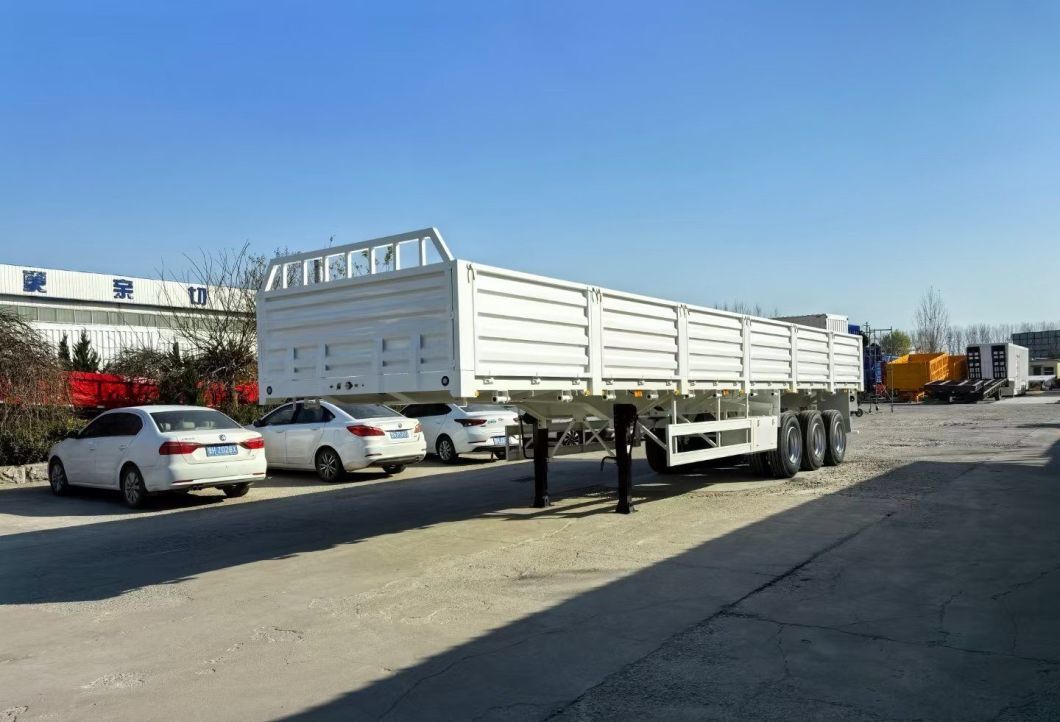 High Quality Cheap Price Sidewall Flatbed Trailer Truck Semi Trailer for Transport