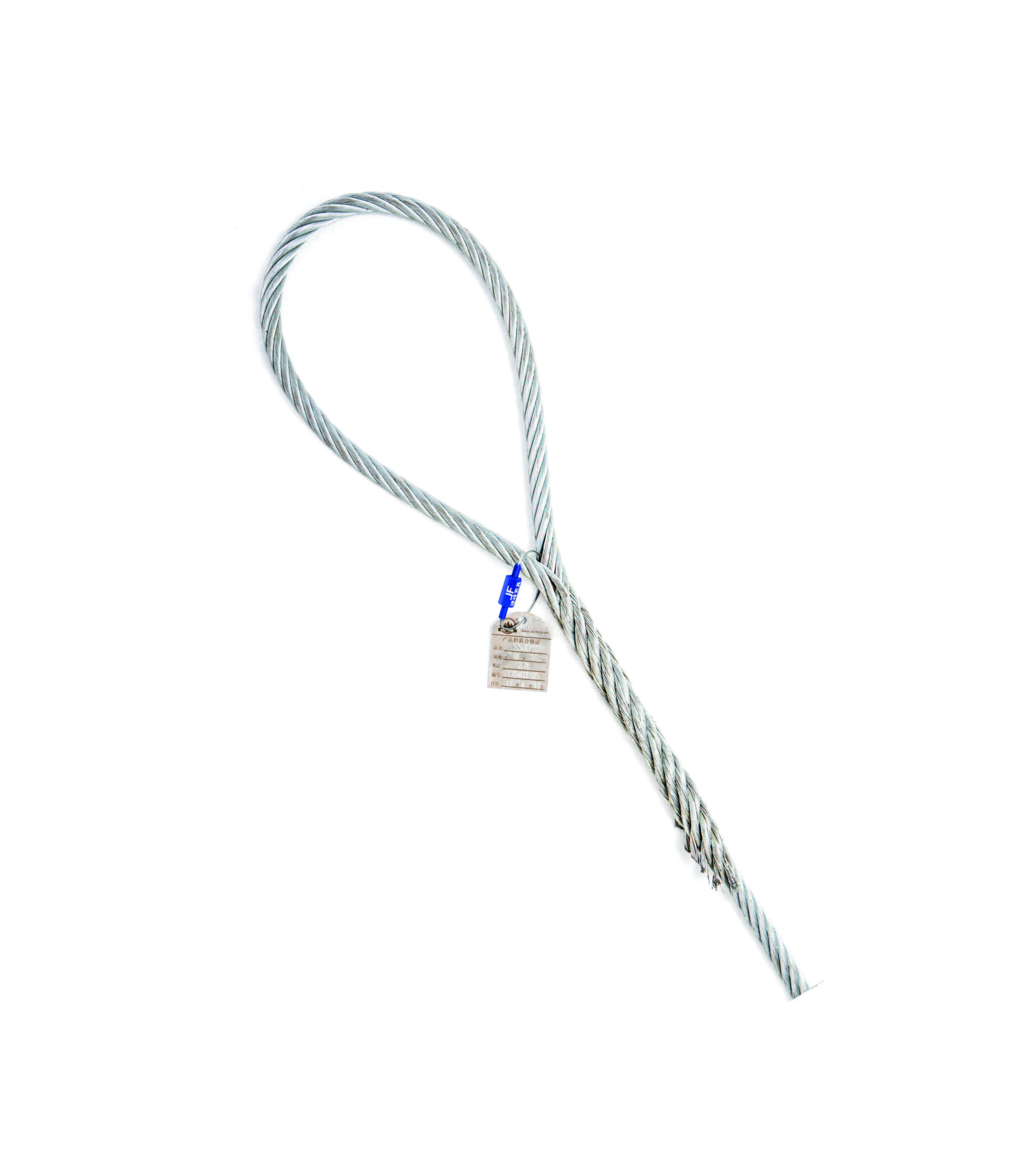 5:1 50mm Galvanized steel Wire Rope Sling Assembly