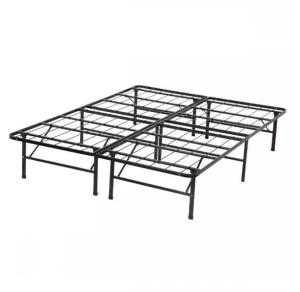 Quality Queen Size Black Smart Soft Mattress Support Metal Platform Bed Frame for Living Room wholesale
