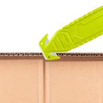 Plastic Handle Material Safely Compact 15g Box Carton Opener Cutter with Hidden