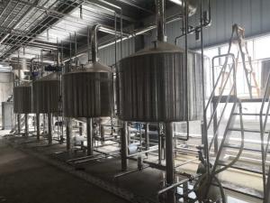 Quality 5000L SS304 Micro Beer Brewing Equipment Electrical Steam Heating wholesale
