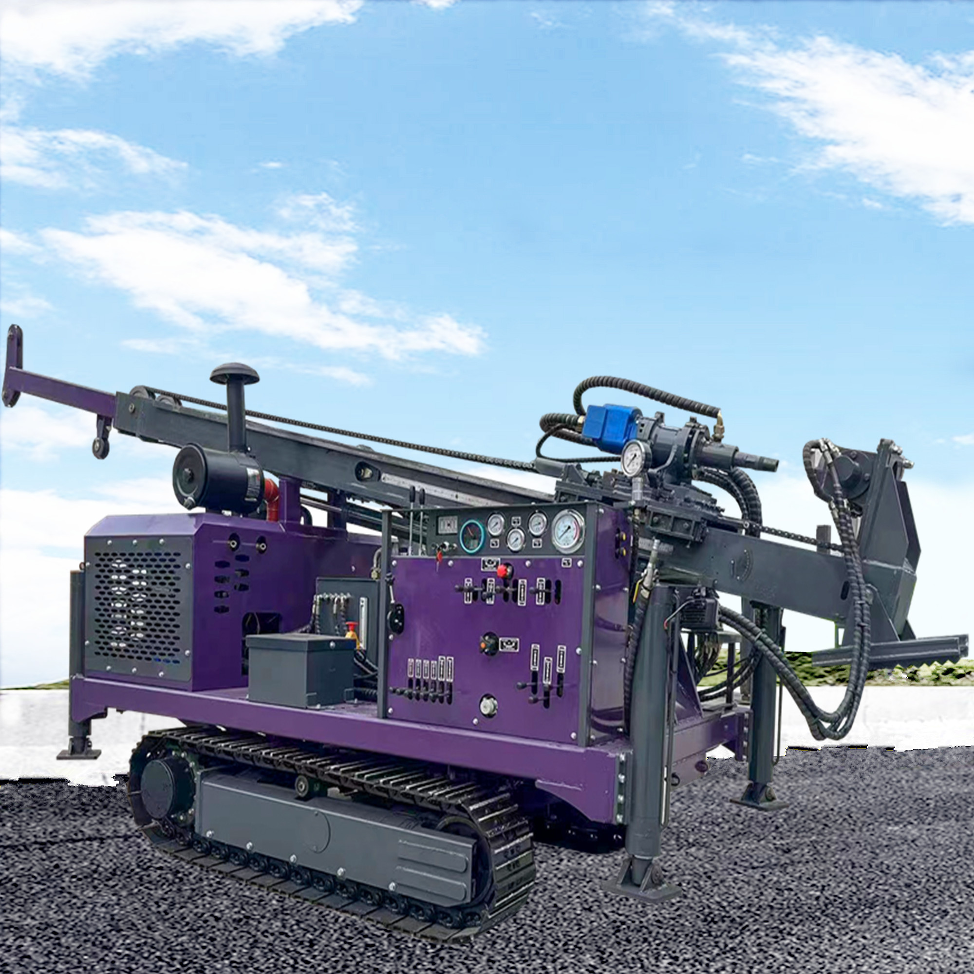 Portable Core Drilling Rig Hydraulic Exploration Geotechnical Core Drilling Rig For Sale