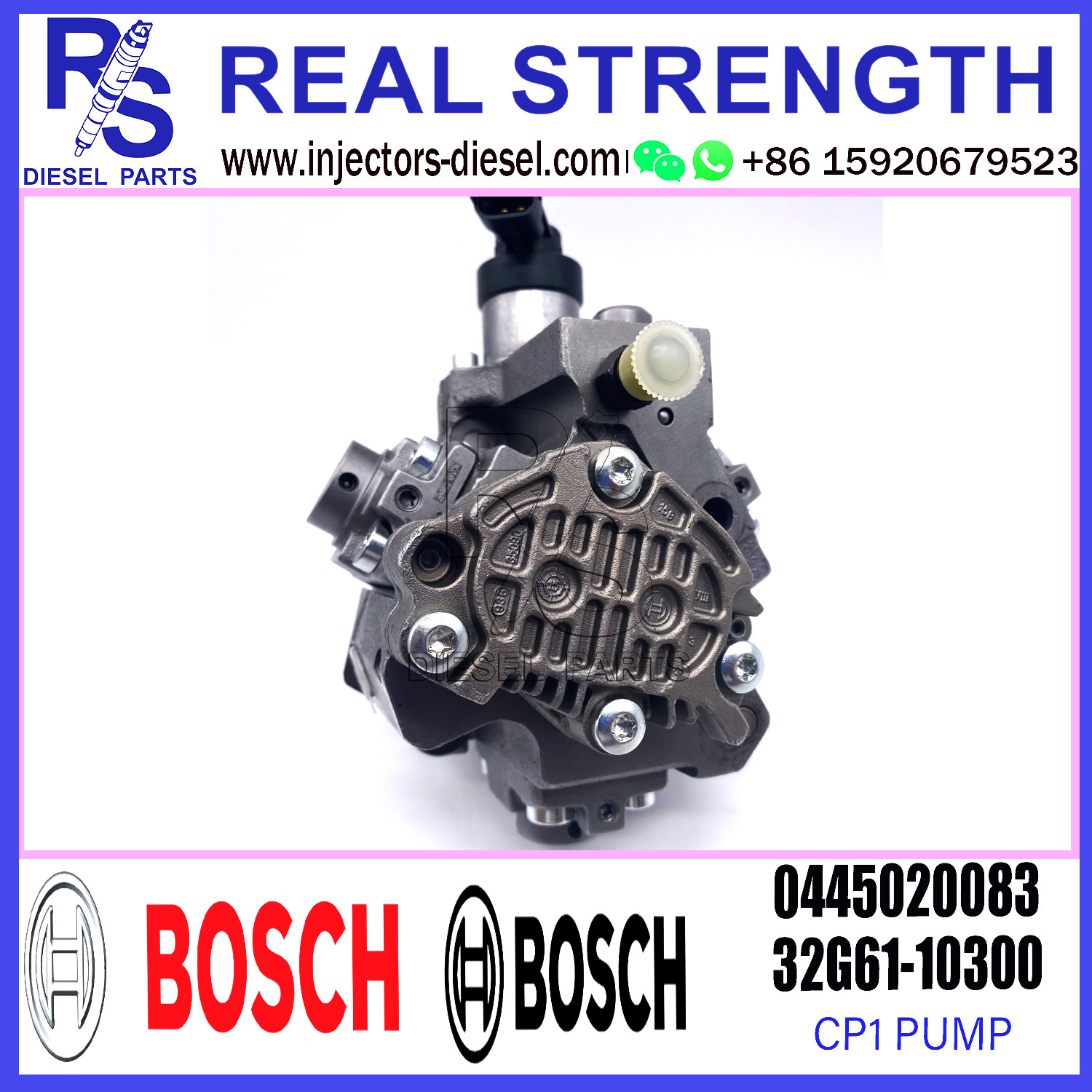 Fuel Injector pump Kobelco SK130-8 32G61-10300 Bosch PUMP 0445020083