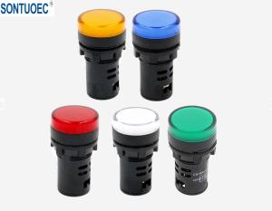 Quality Colorful Panel Mount 22mm Pilot Led Indicator Light 220V wholesale
