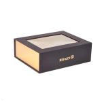 Embossing Magnetic 500gsm PVC Window Paper Box Collapsible CCNB