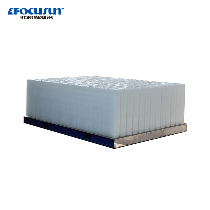2896kg Operating Weight 20t Industrial Ice Block Machine for Seafood Distributors