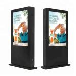 86 Inch Advertising TV Display , 3000 Nits Outdoor Digital Kiosk ODM