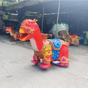 Quality Coin Control Walking Dinosaur Rides , Animatronic Dino Ride On wholesale