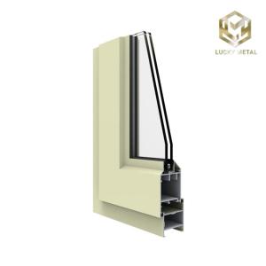 Quality Eco-Friendly Recycled Aluminium Door Frame Profile Low-Carbon Manufacturing wholesale