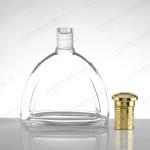 Rubber Stopper Sealing Type 500ml Glass Wine Bottle for Vodka Brandy Gin Spirit