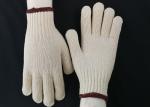 High Durability Hand Protection Gloves , White Cotton Inspection Gloves