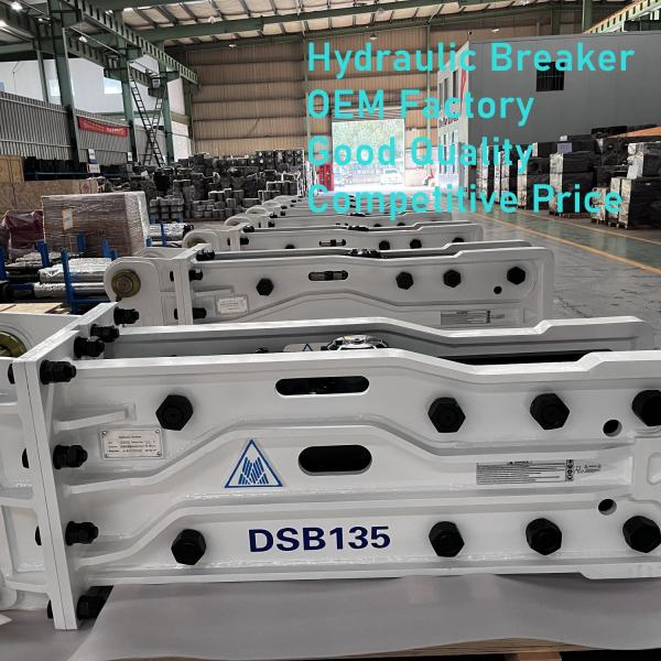 Excavator Hydraulic Breaker Mining Tunnel Rock Drilling Excavation Concrete