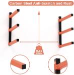 Lumber Storage Metal Rack Wood Rack Organizer Five Layers Detachable
