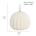 Birthdays LED Lanterns Battery LED Candles With 3D Effect Paraffin Wax Flameless