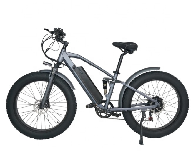 Full Suspension MTB Electric Mountain Bike With 750W Motor And Lithium Battery