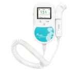 1 BPM Portable Medical Fetal Doppler 2.0MHz Automatic Shutdown Crooked Probe