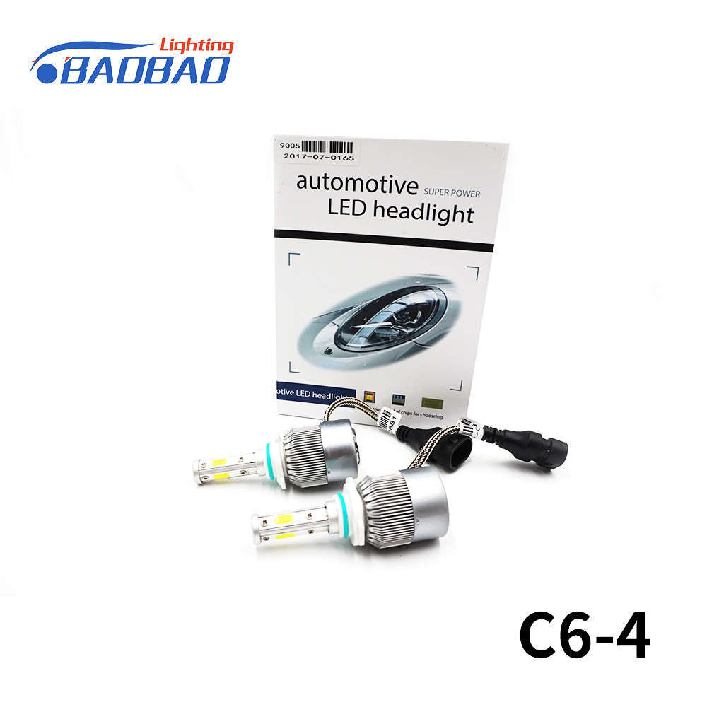 C6 48W 4800Lumen COB Car LED headlight