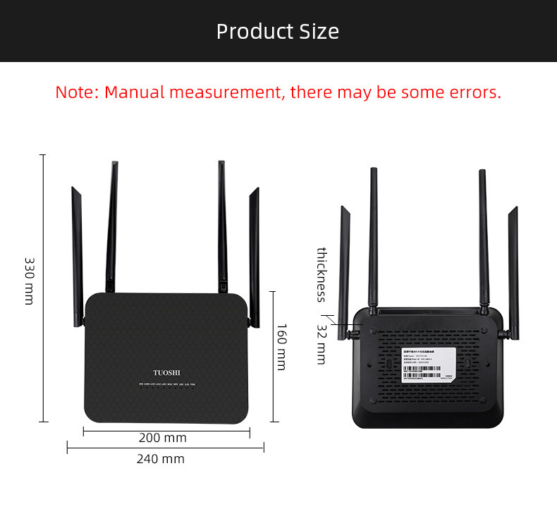 WAN LAN 802.11ax Wifi 6 Router 2.4GHz Built In Firewall