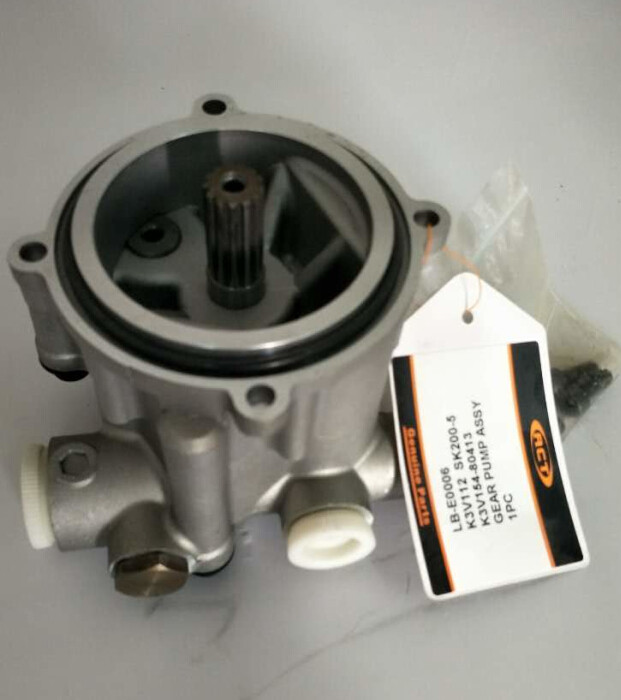 Kobelco Hydraulic Pump Parts Stainless Steel Gear Pump 4 Holes 13 Teeth
