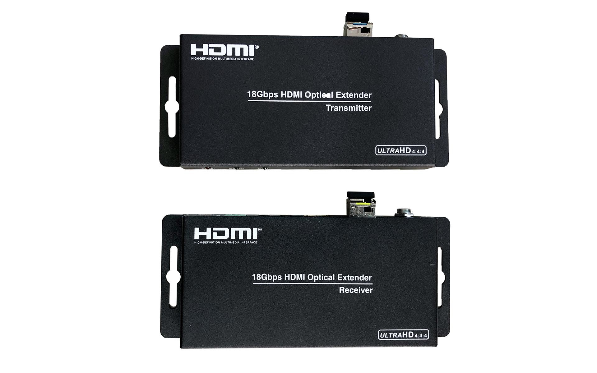 1KM HDMI over Optical Fiber Extender can extend to HDMI signal up to 4K Ultra HD