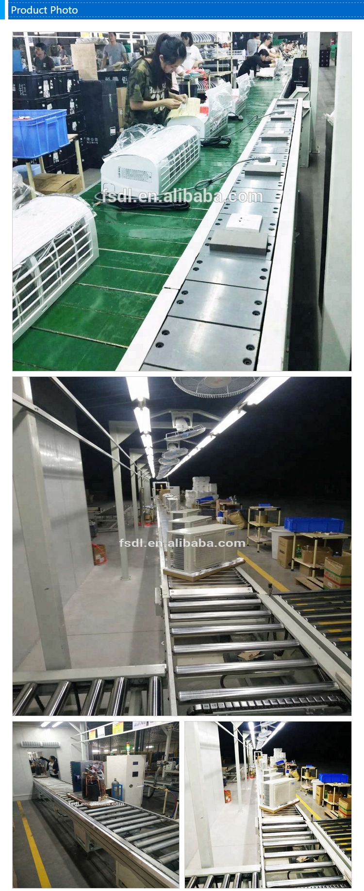 Sale Automatic Air Conditioning Production Line with 100 KG Capacity and Performance